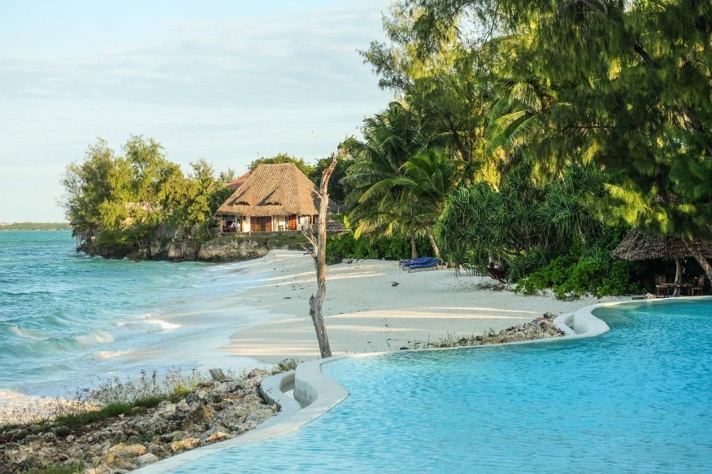 Pongwe Beach Hotel beach area