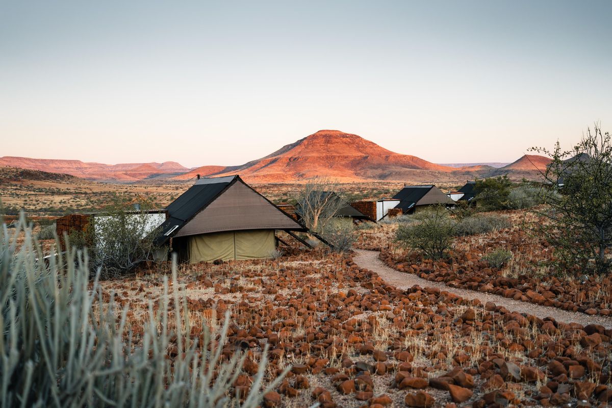 Etendeka Mountain Camp tents