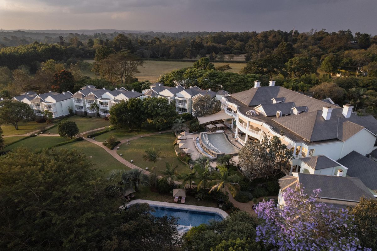 Hemingways Nairobi aerial view