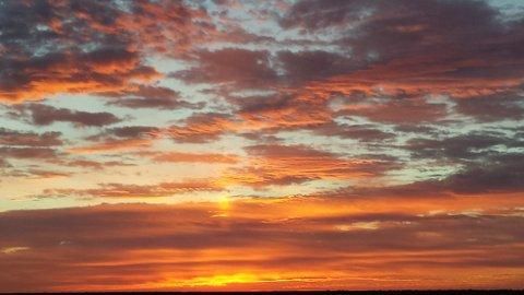 Farbenprächtiger Sonnenuntergang