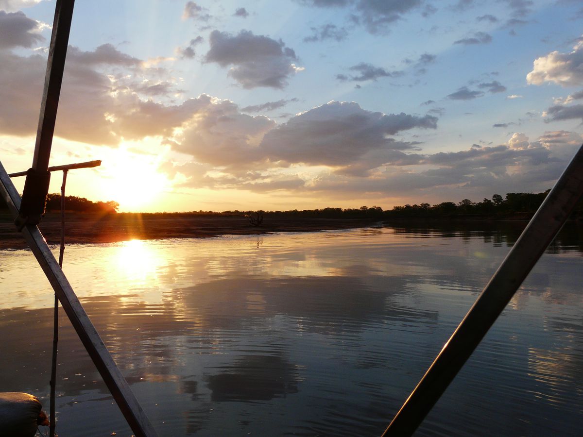 Luangwa river sunset