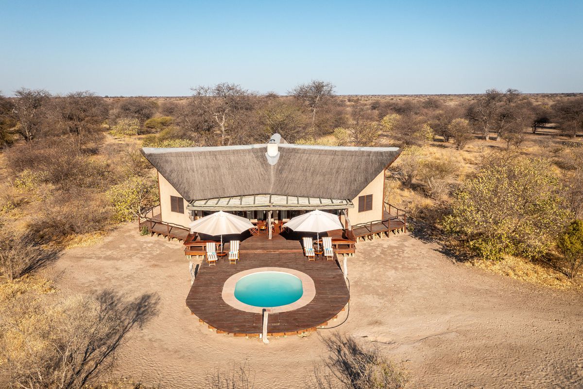 Deception Valley Lodge aerial view