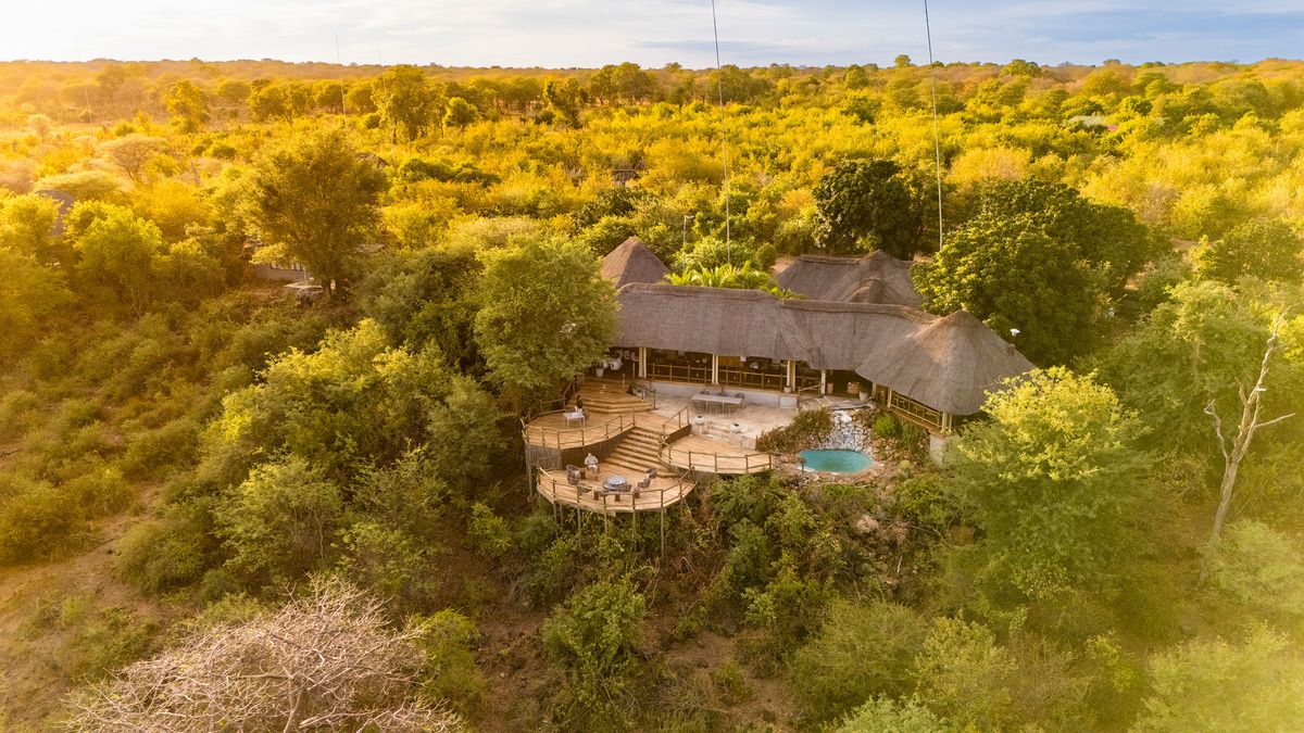 Ngoma Safari Lodge aerial view