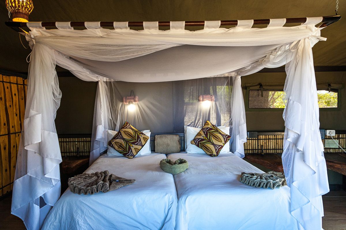 Jackalberry Tented Camp bedroom