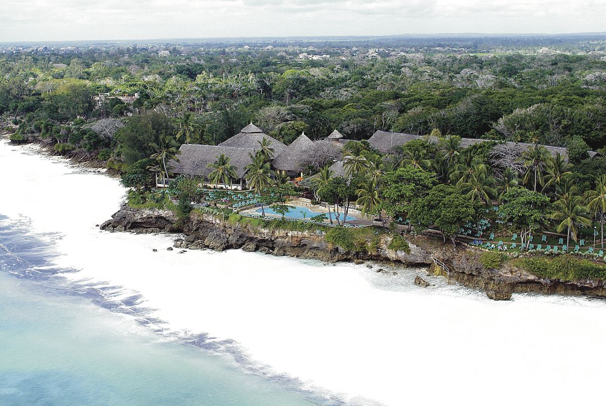 Baobab Beach Resort aerial view