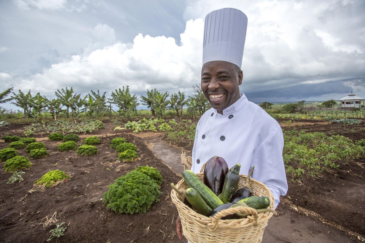 Mara Engai Wilderness Lodge the chef
