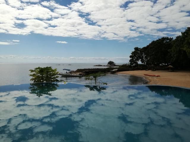 Die Blue Zebra Island Lodge am Malawisee