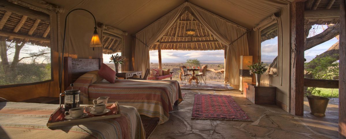 Elewana Tortilis tent interior
