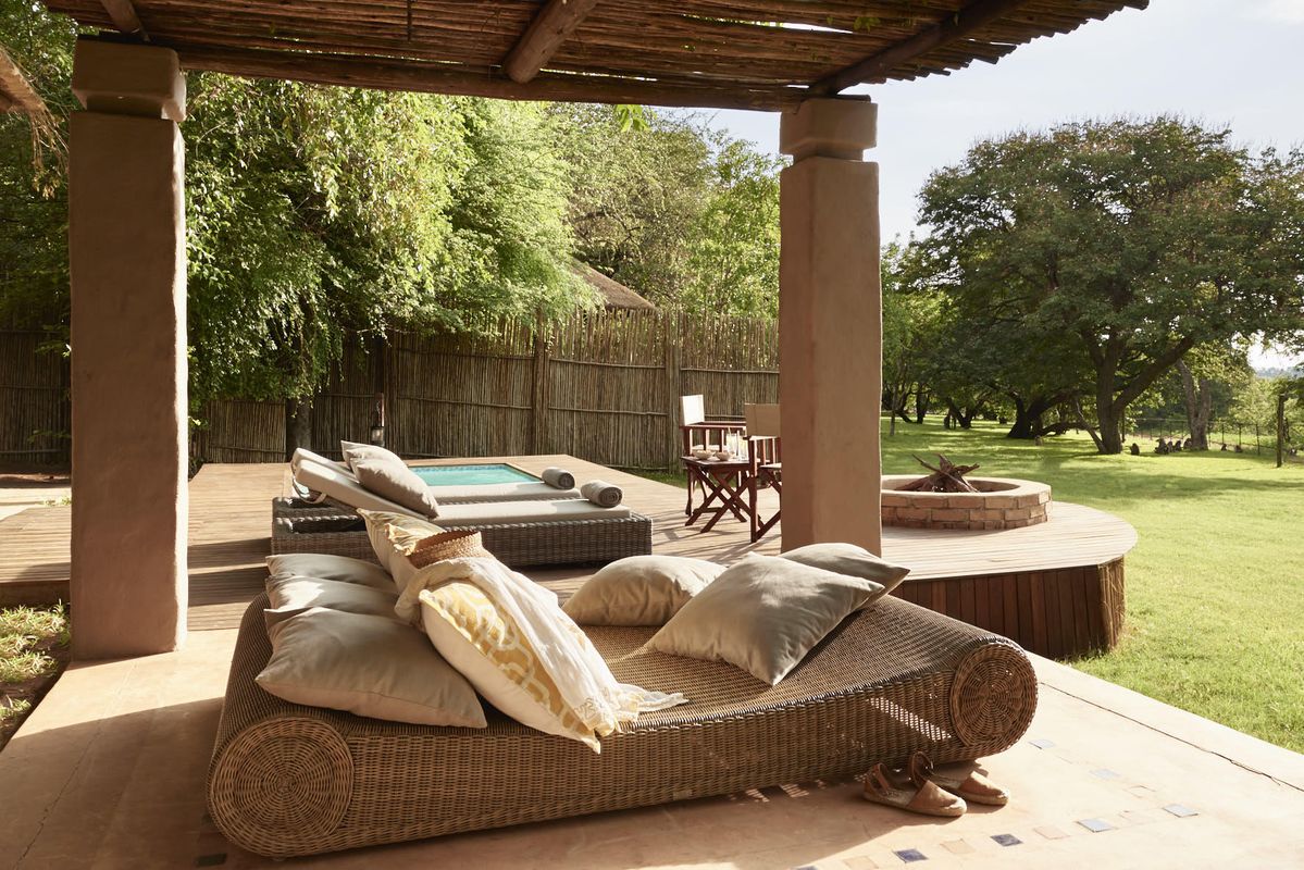 Chobe Chilwero privat pool and deck