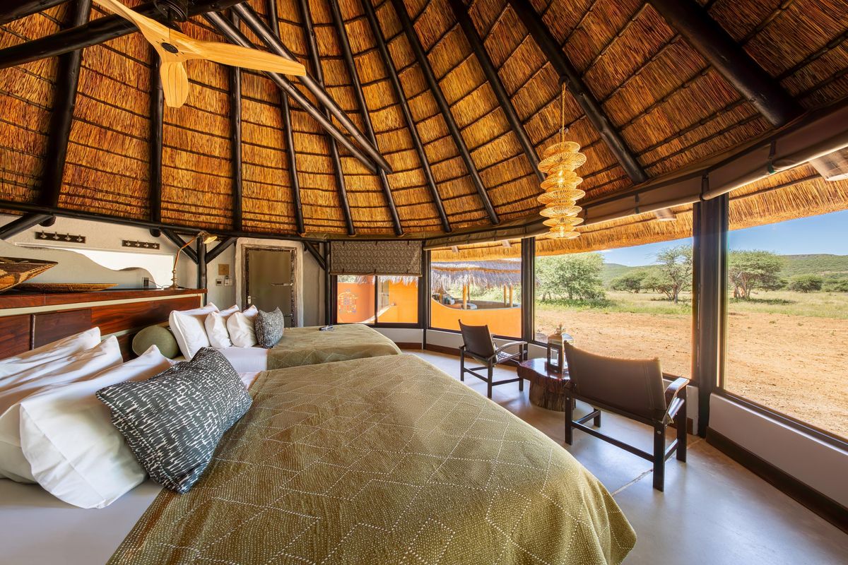 Okonjima Bush Camp room interior