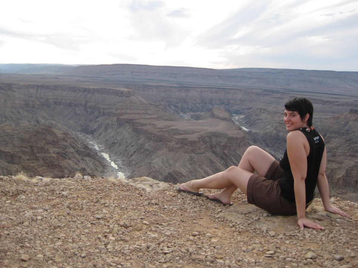 Jasmin am Fish River Canyon