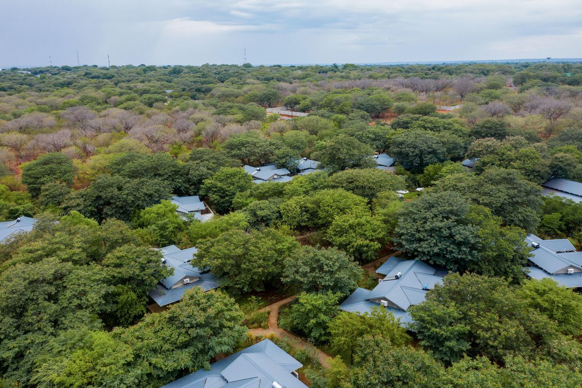 Mbano Manor Hotel aerial view