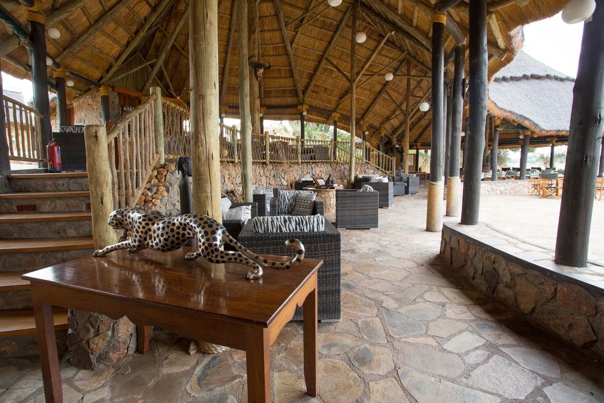 Ruaha River Lodge main area