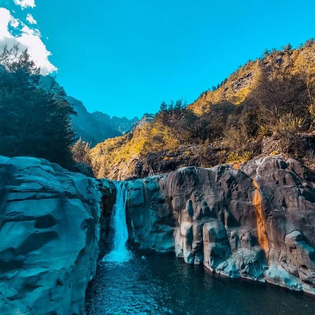 Reunion Cilaos waterfall