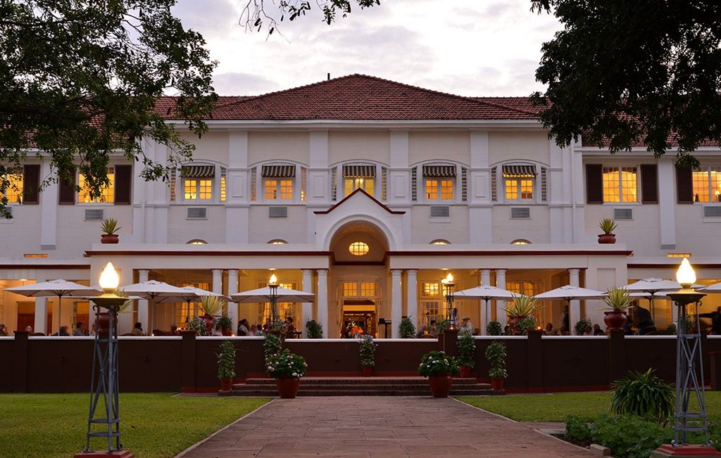 The Victoria Falls Hotel front