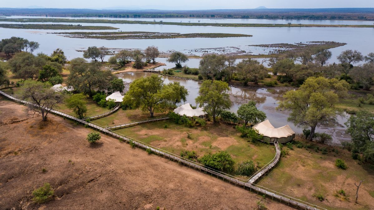 Dulini Anabezi aerial view