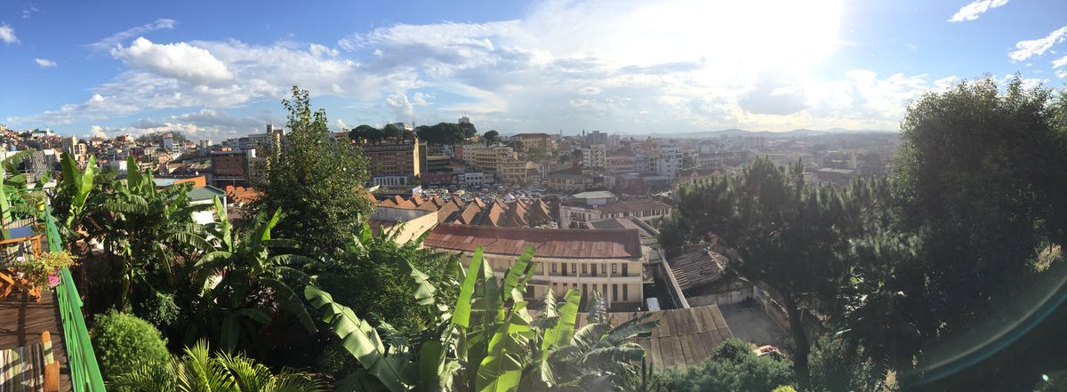 Blick über die madagassische Hauptstadt Antananarivo