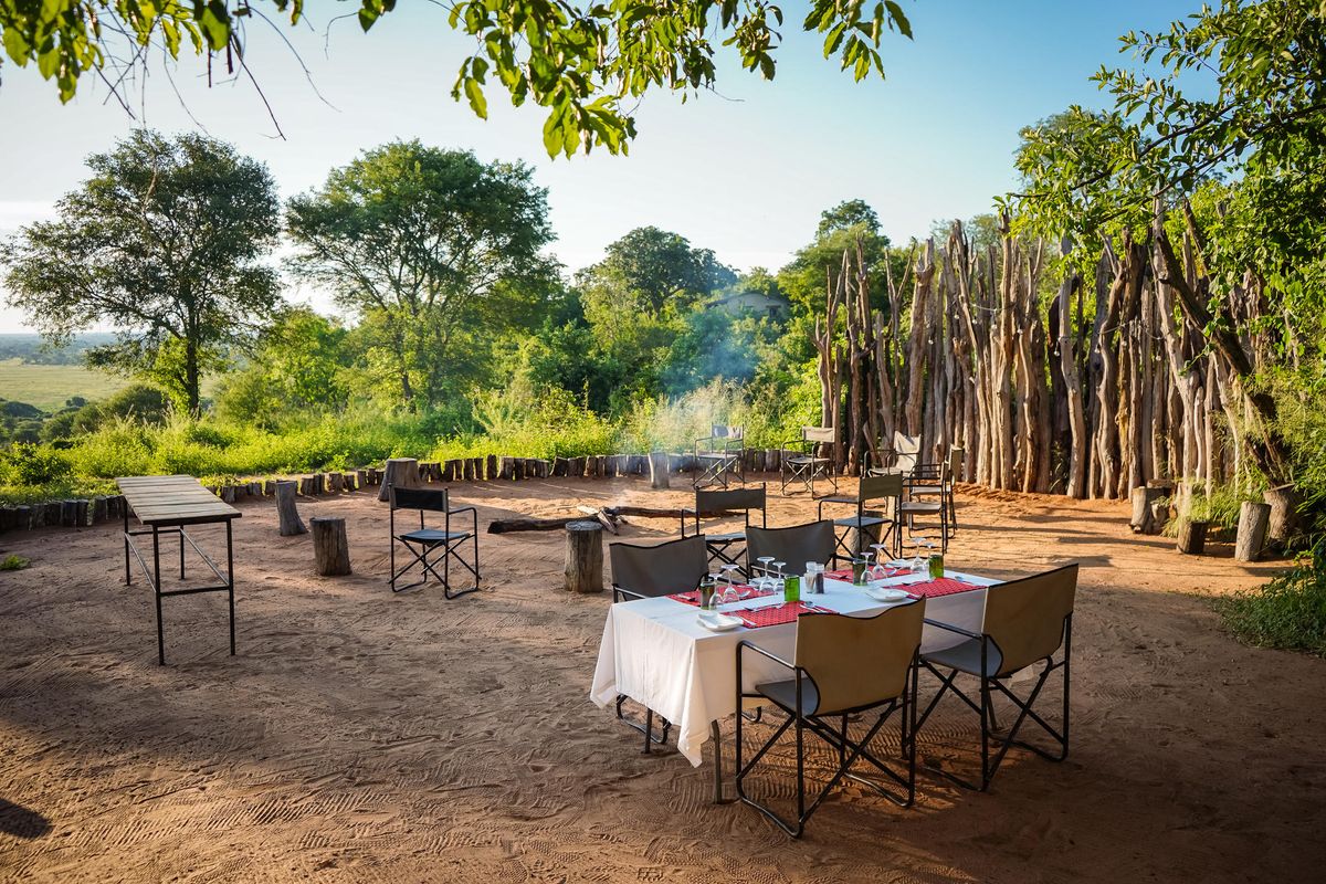 Chobe Elephant Camp boma area
