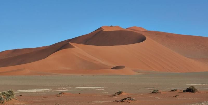 Die markante Düne bei Sossusvlei