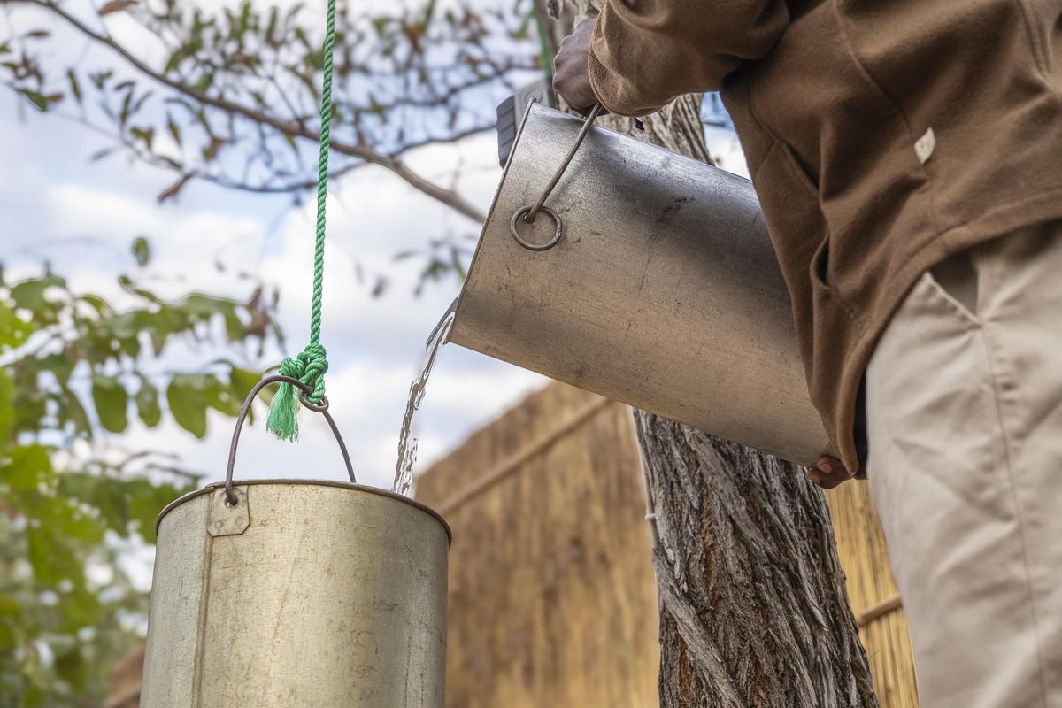 Nkonzi Bush Camp bucket shower
