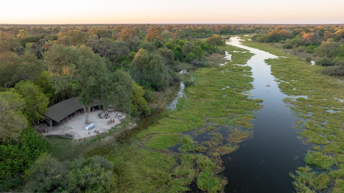 Machaba Camp aerial view