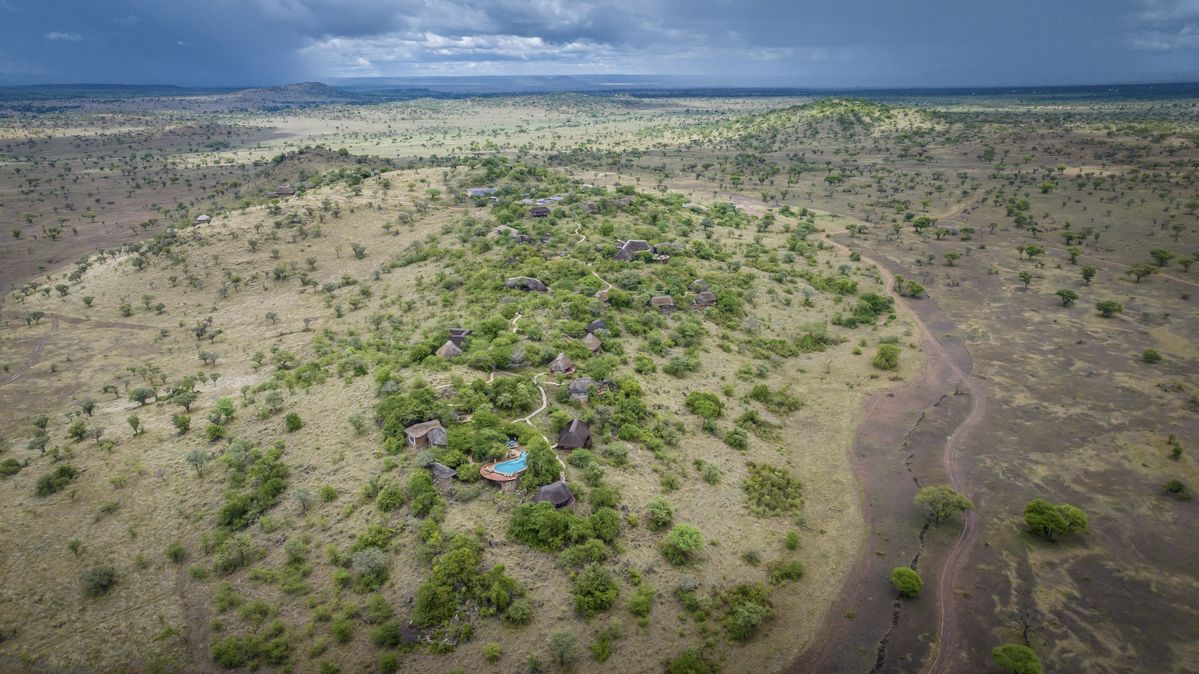 Grumeti Hills aerial view