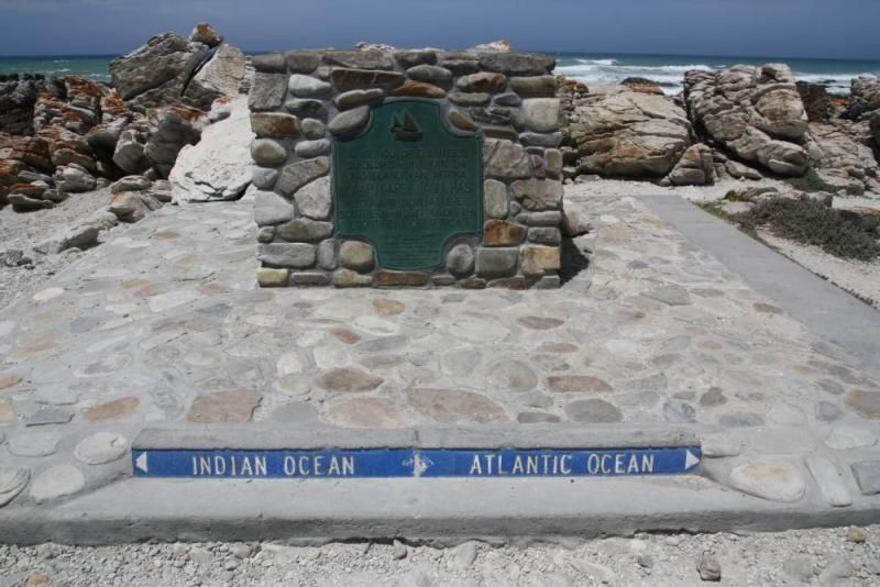 Cape Agulhas, die Südspitze Afrikas