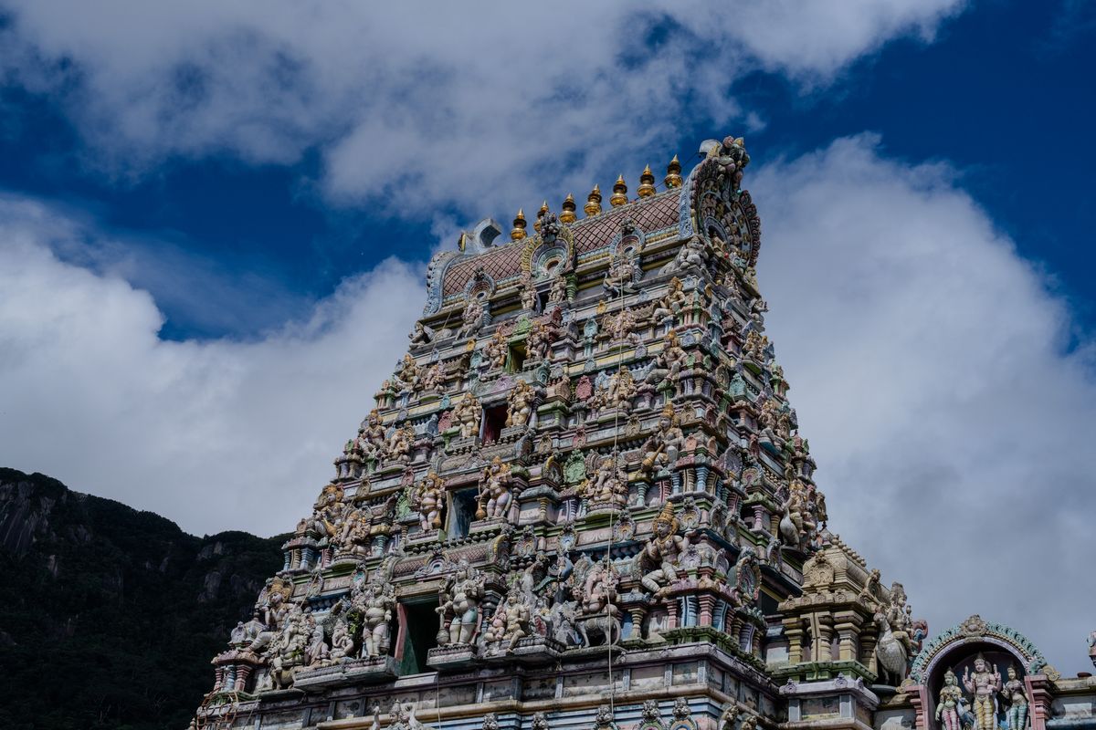 Seychelles Mahe Arul Mihi Hindu Tempel