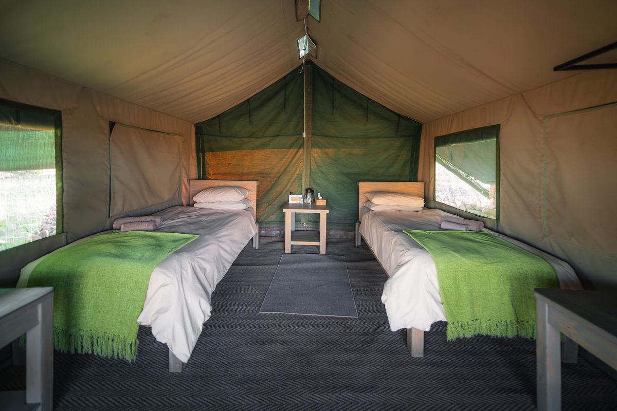 Etendeka Mountain Camp twin