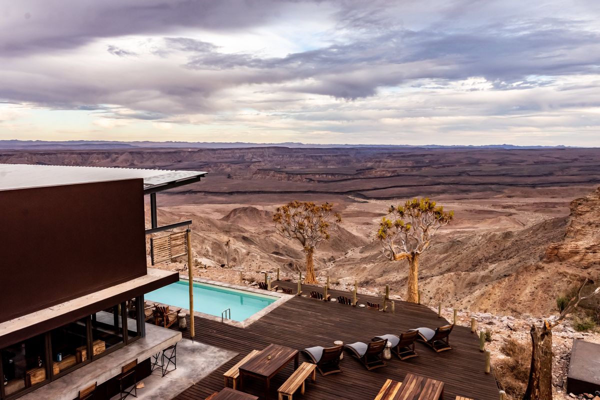 Fish River Lodge aerial view