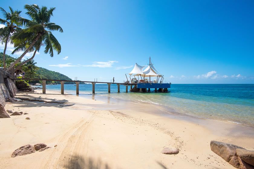 Coco de Mer & Black Parrot Suites beach & jetty