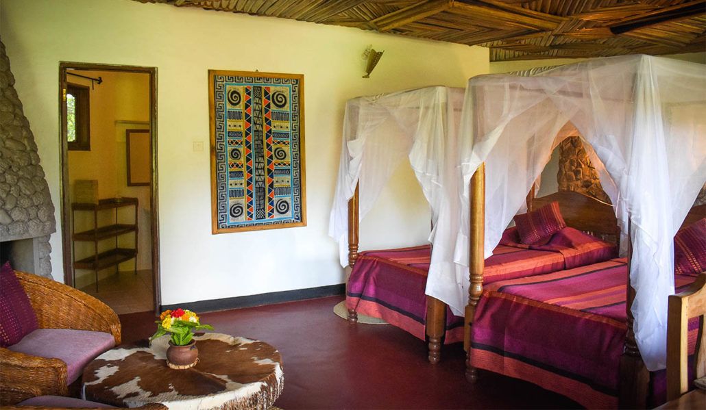 Bougainvillea Safari Lodge twin room