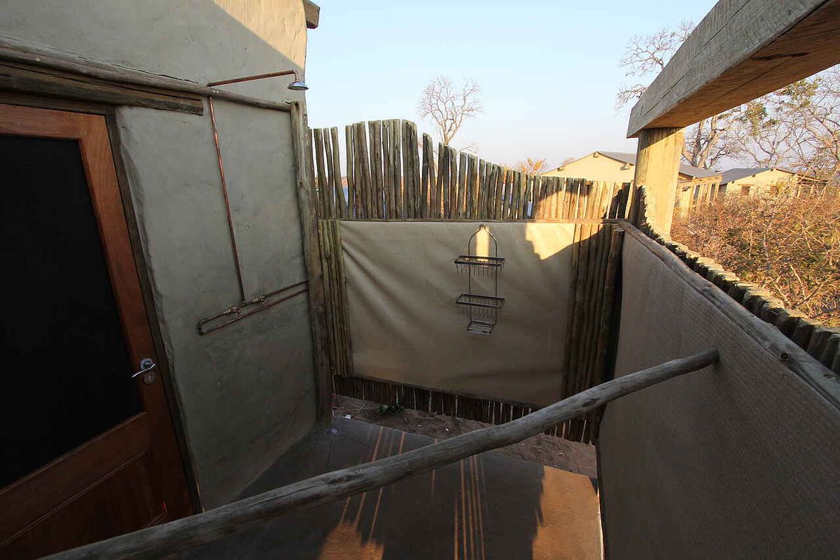 Chobe Elephant Camp outdoor shower