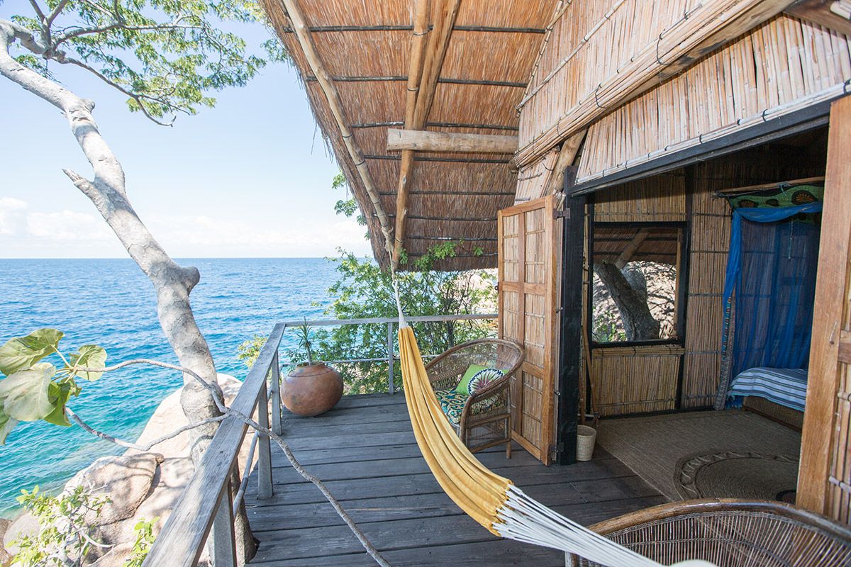Mumbo Island chalet veranda