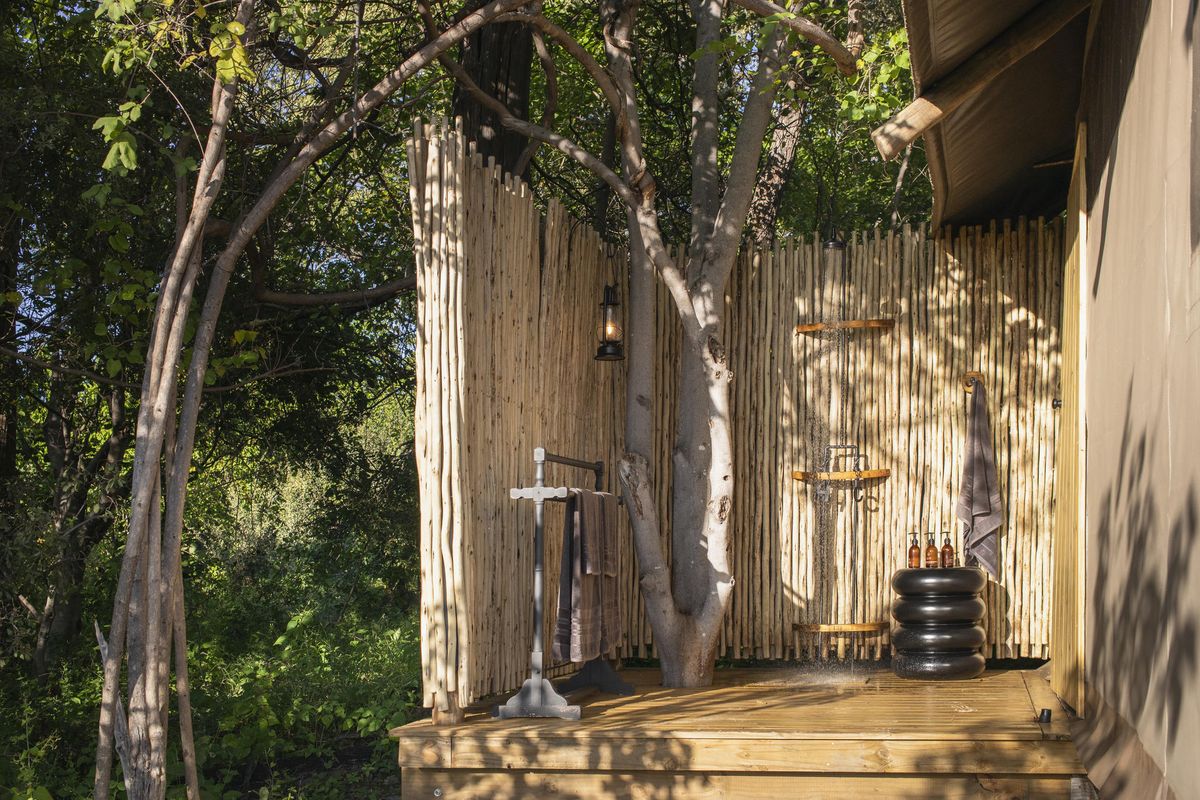 Little sable outdoor shower