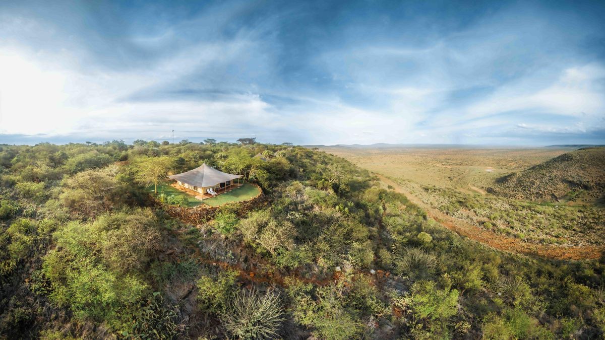 Elewana Loisaba aerial view