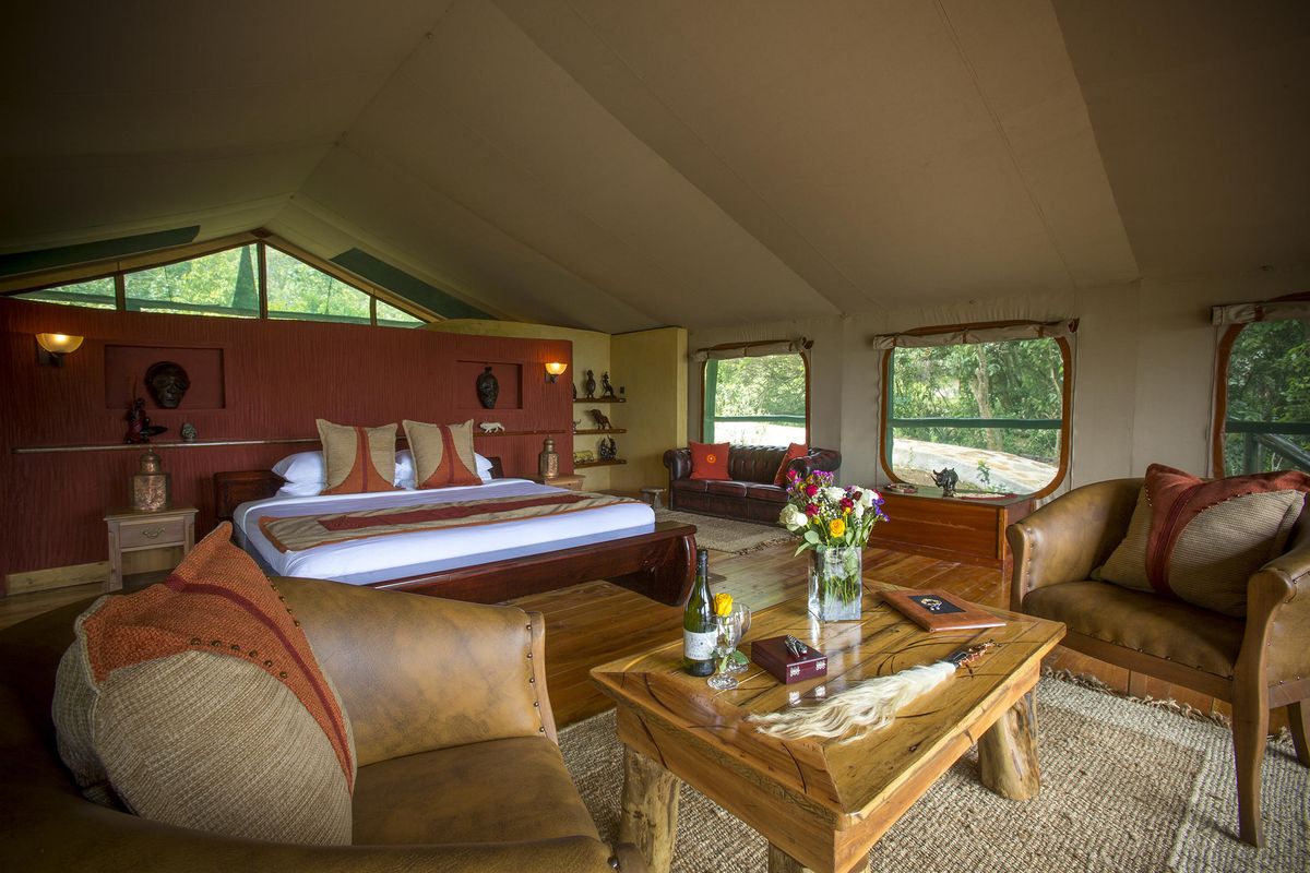 Mara Engai Wilderness Lodge Chalet tent interior