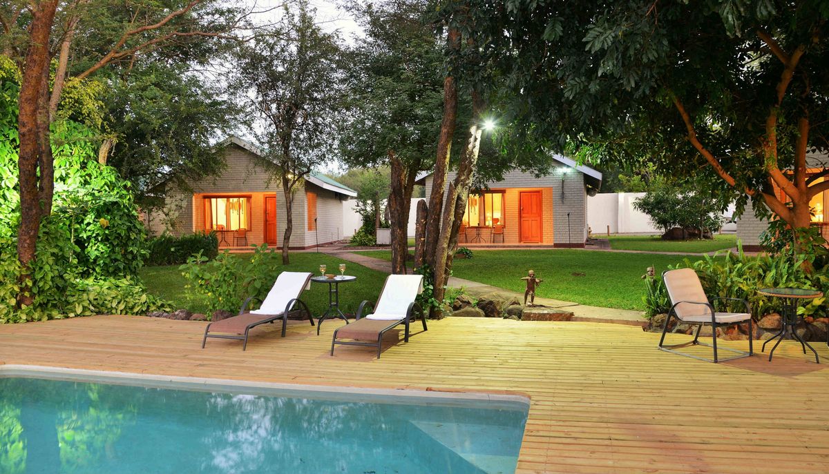 River View Lodge pool chalets