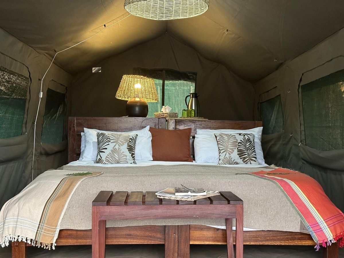 Nkonzi Bush Camp tent interior