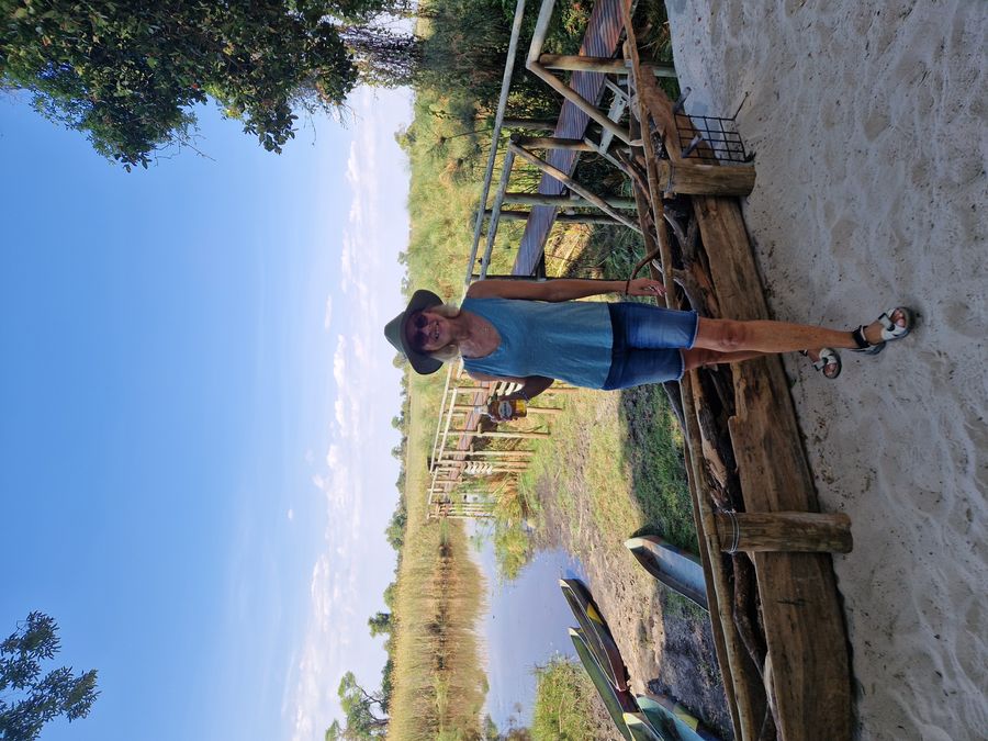 Michaela bei Nxamaseri Okavango Panhandle
