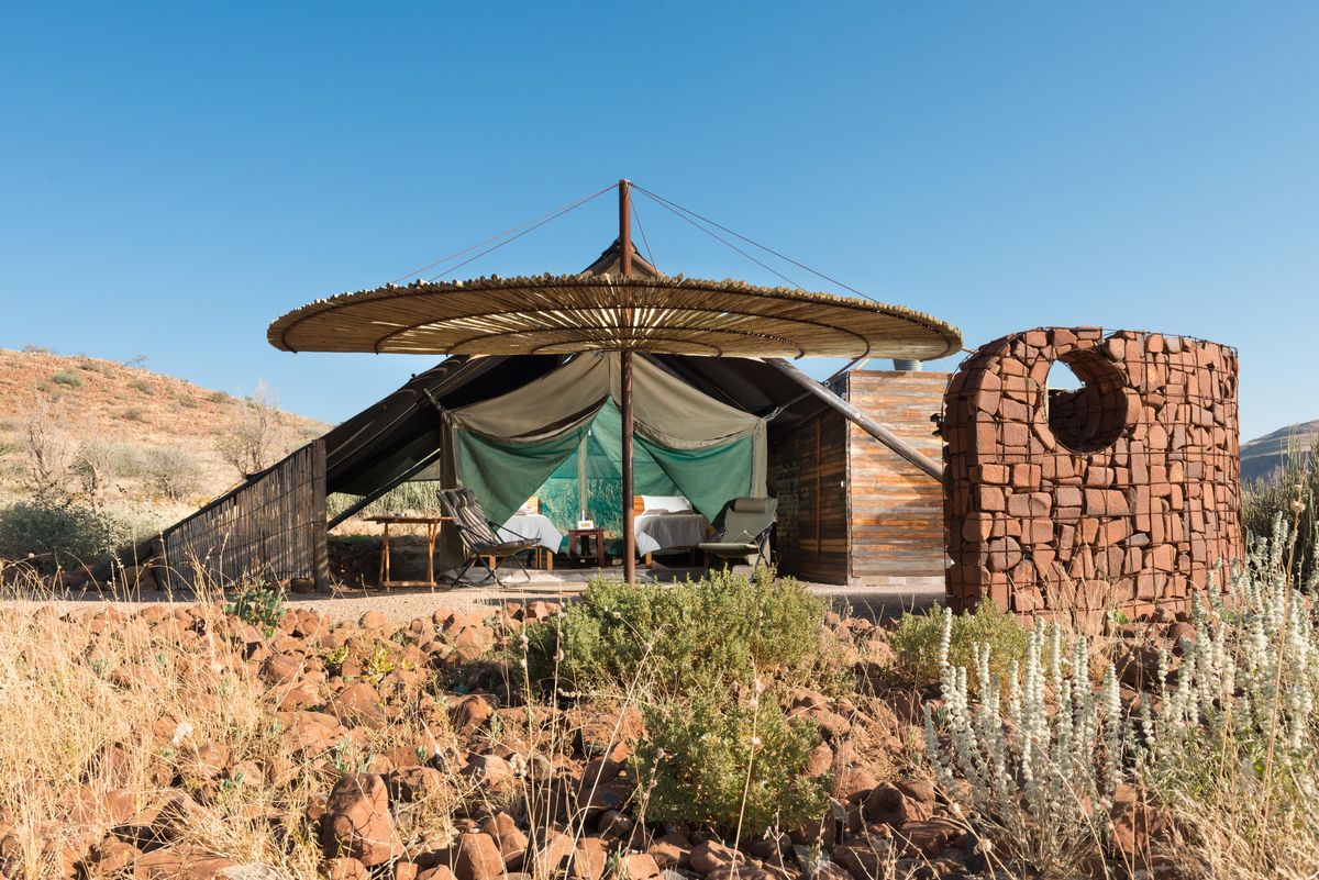 Etendeka Mountain Camp tent