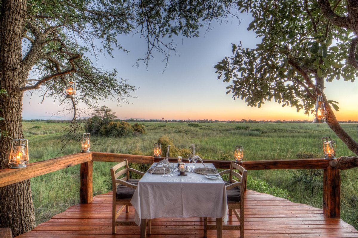 Camp Okavango private dining