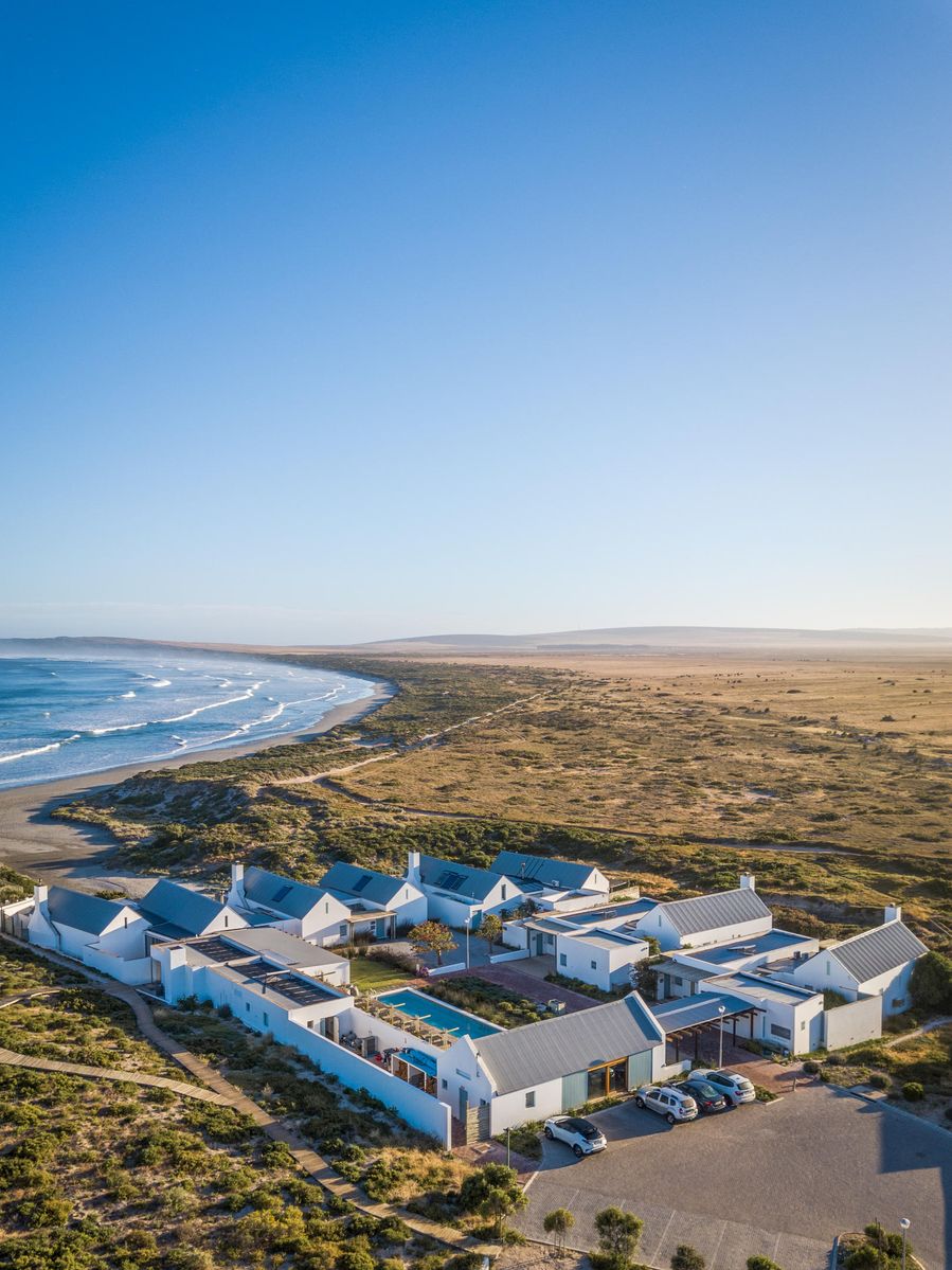 Strandloper Ocean Boutique Hotel aerial view