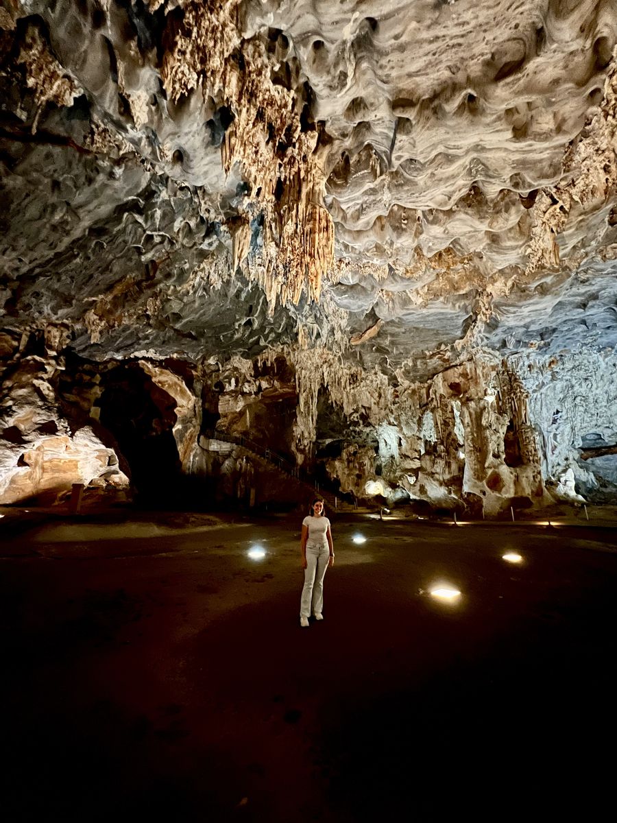 Melanie in den Cango Caves