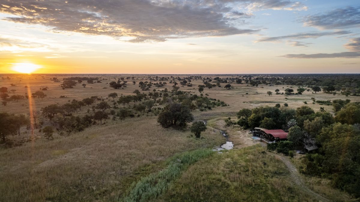 Nkasa Lupala Tented Lodge aerial view