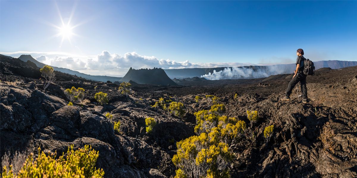 Reunion Piton de la Fournaise hike