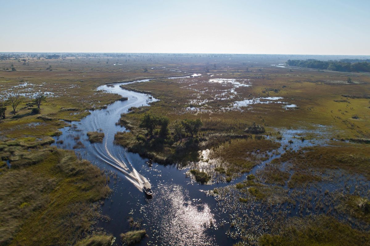 Camp Moremi boat area