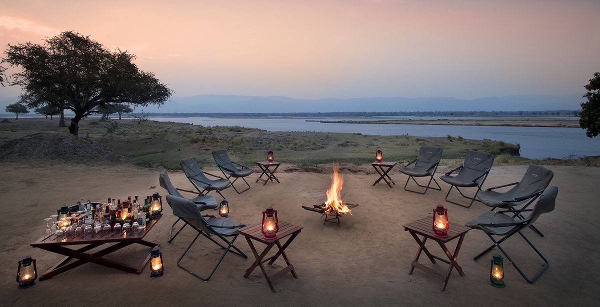 Zambezi Exped fireplace