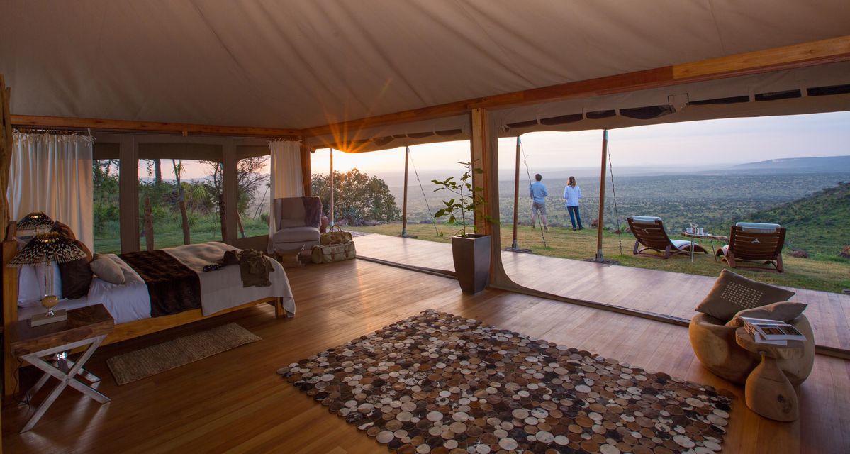Elewana Loisaba tent view