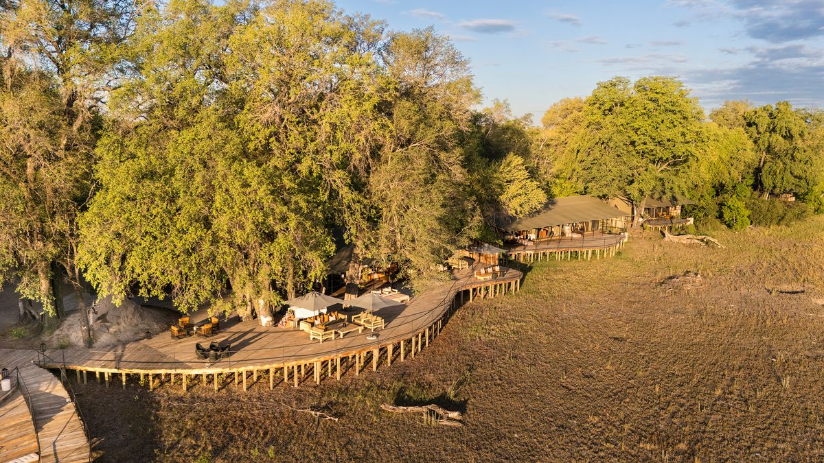 Kiri Camp aerial view